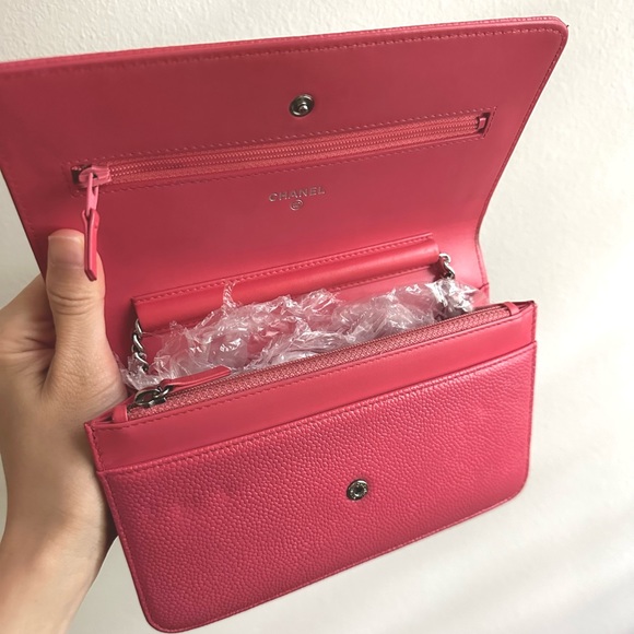 Chanel caviar wallet on chain/ WOC/ crossbody bag - Picture 12 of 14